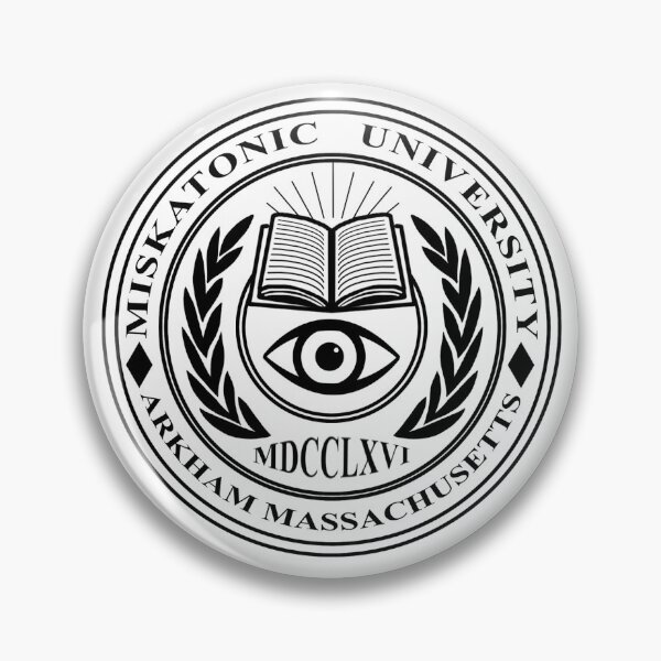 Item preview, Miskatonic University Crest Black - HP Lovecraft designed and sold by Duckfield.