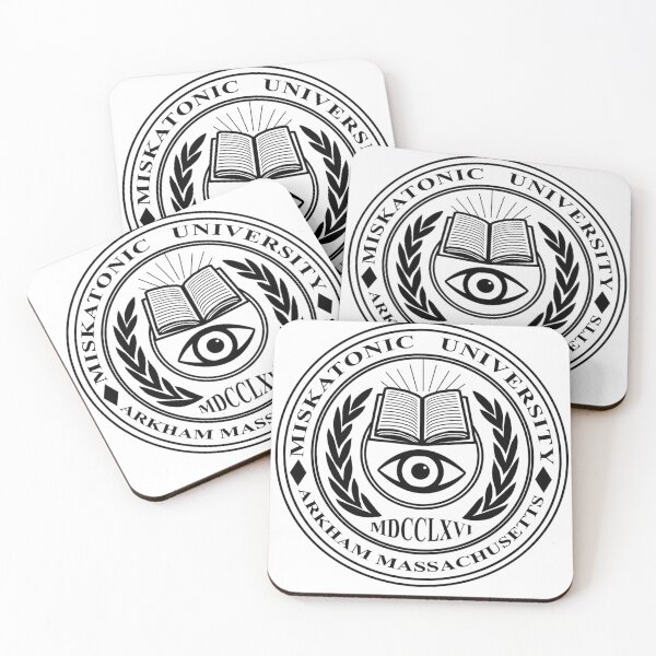Item preview, Miskatonic University Crest Black - HP Lovecraft designed and sold by Duckfield.