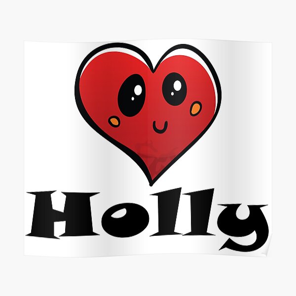 Holly Heart Poster