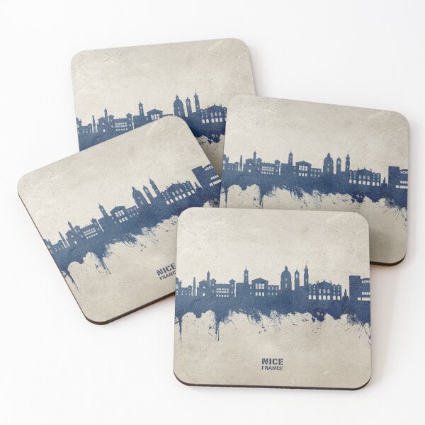Item preview, Nice France Skyline designed and sold by ArtPrints.