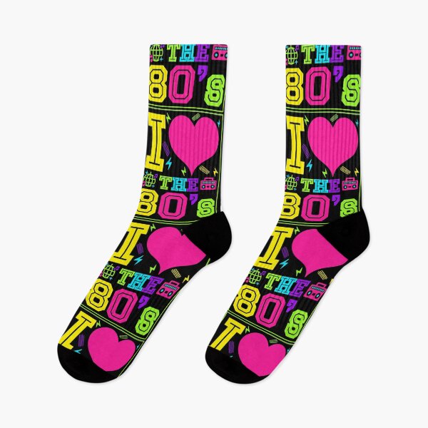 Item preview, I Love 80s - Vintage Retro Glow Party T-Shirt designed and sold by biNutz.