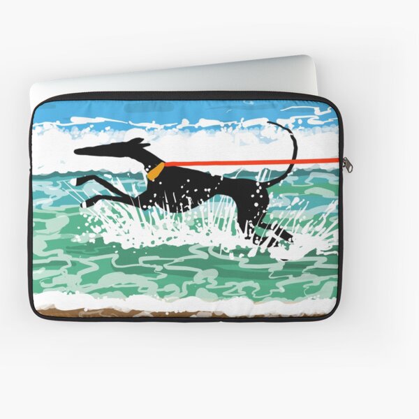 Running in the Sea Laptop Sleeve