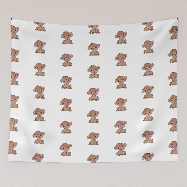 Item preview, brown monkey  designed and sold by Phoebe Leech.