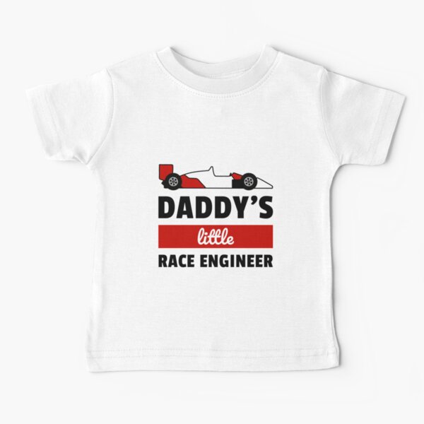 Camisa a juego para fanáticos de la F1 - pequeño ingeniero de carreras Camiseta para bebés