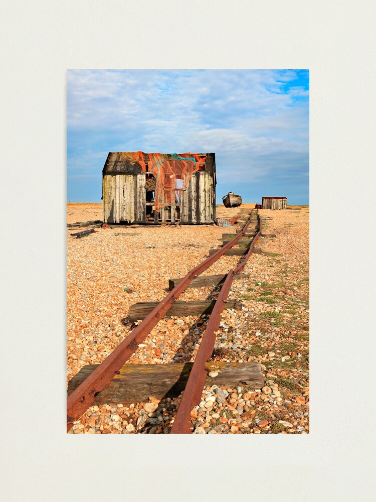Alternate view of Old Rail Track (Dungeness) Photographic Print