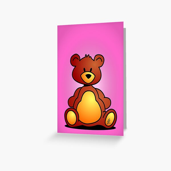 Cuddly Teddy Bear Greeting Card