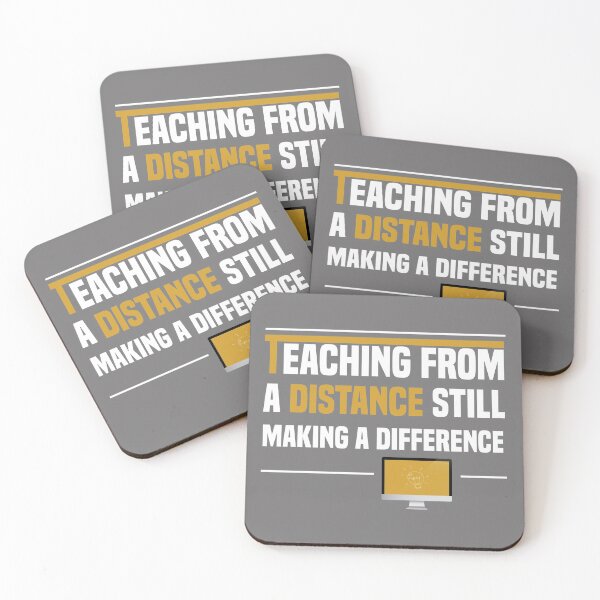 Item preview, Teaching from a Distance Still Making a Difference - Funny Teacher Tshirt designed and sold by Naufaal.