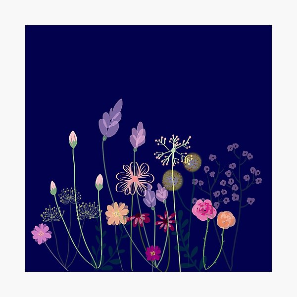 Watercolor Wildflowers Sticker for Sale by cait-shaw