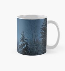 Winter Moon Shine Over Island Park Mug