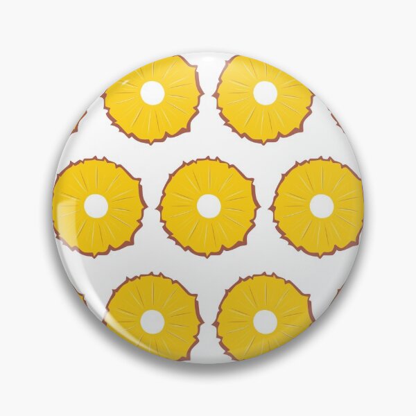 Artikelvorschau,  Ananasscheiben auf weißem Hintergrund. Lebendiges Design des Sommers. Exotische tropische Früchte. Bunte Vektorillustration entworfen und verkauft von BlueLela.