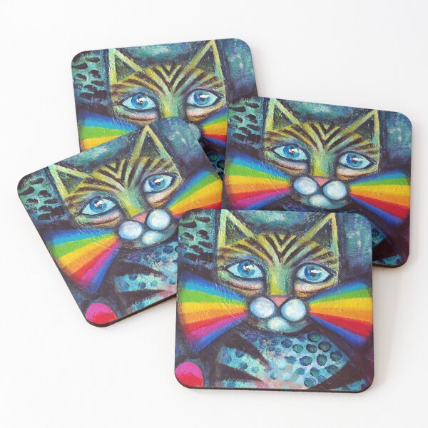 Item preview, Psychadelic cat  designed and sold by Karin Zeller.