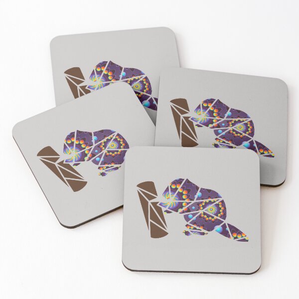 Item preview, Colourful Geometric Beaver designed and sold by WildGeometric.