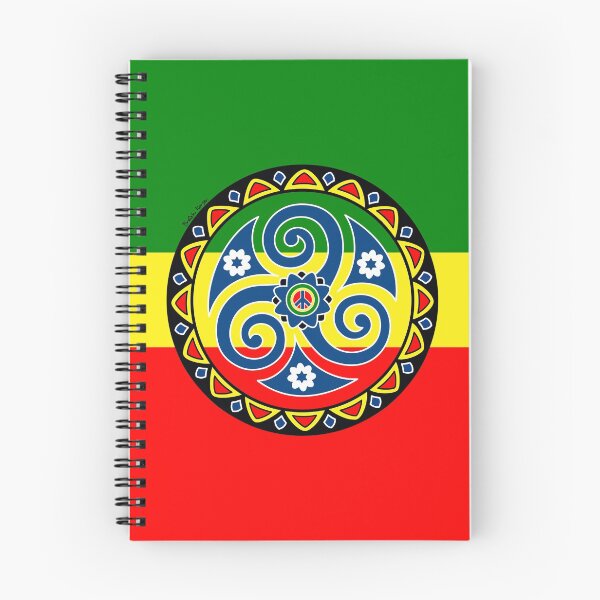 Item preview, Rasta triskell designed and sold by Breizh-Korser.