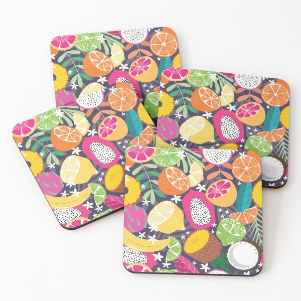Item preview, Tropical fruit pattern 01 designed and sold by BlueLela.