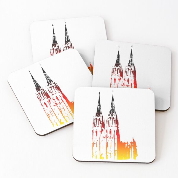 Item preview, Cologne Cathedral Black Red Gold designed and sold by ChrissiCreation.