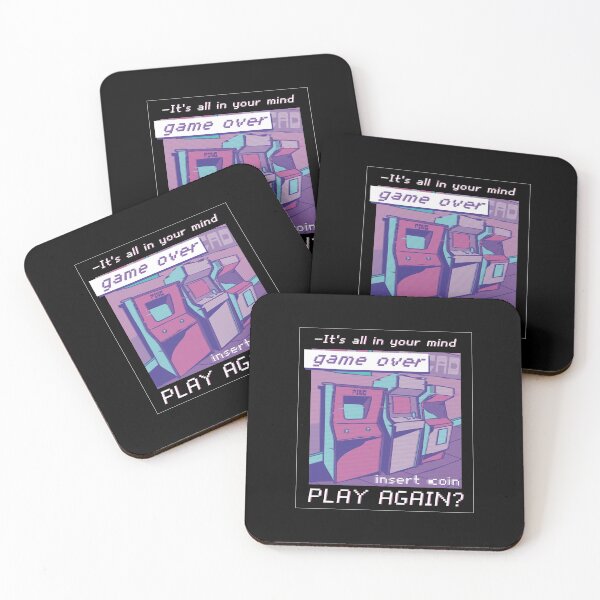 Item preview, vaporwave arcade quote  designed and sold by pirminio.