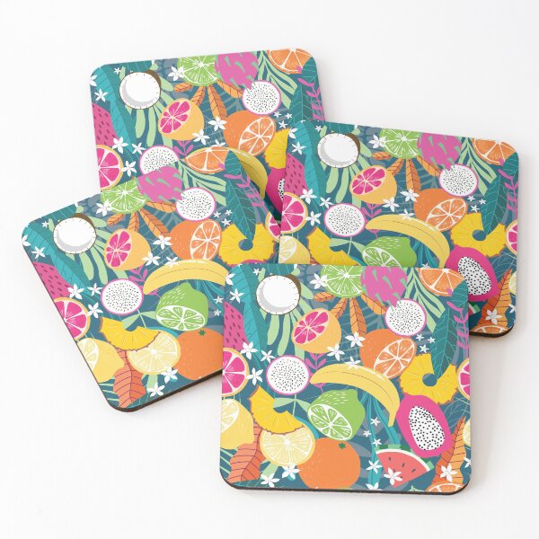 Item preview, Tropical fruit pattern 02 designed and sold by BlueLela.