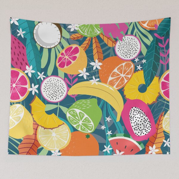 Item preview, Tropical fruit pattern 02 designed and sold by BlueLela.