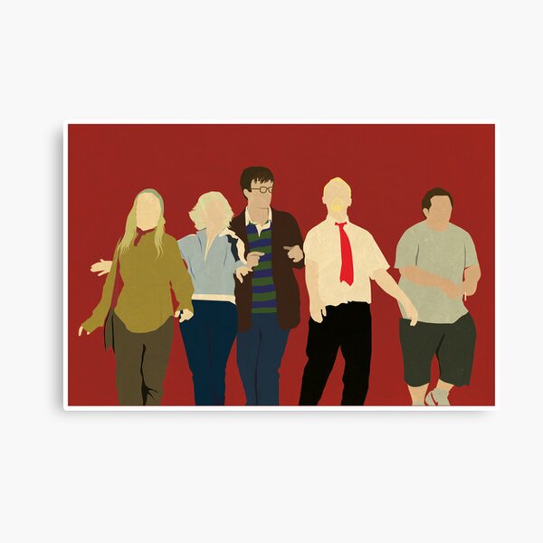 SHAUN OF THE DEAD CANVAS PRINT PICTURE WALL ART VARIETY OF SIZES FAST TURNAROUND 