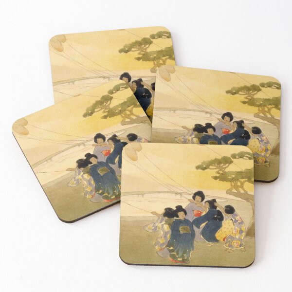Item preview, Japanese Children Flying Kites - Bertha Lum - 1913 designed and sold by CrankyOldDude.