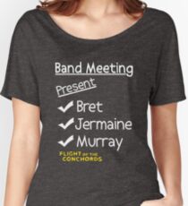 Flight of the Conchords - Band Meeting Women's Relaxed Fit T-Shirt