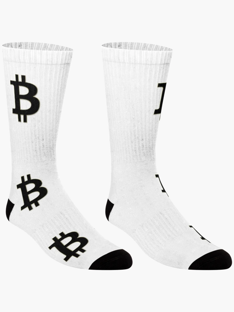 Thumbnail 3 of 5, Socks, Bitcoin Sign designed and sold by Sebsson.