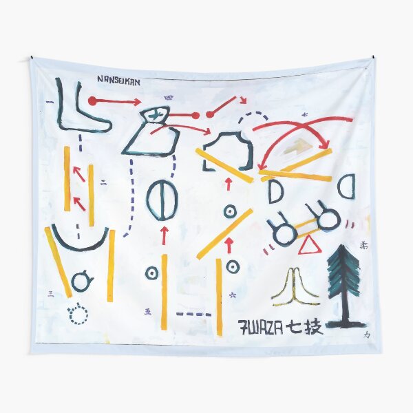 7 waza wall poster Tapestry