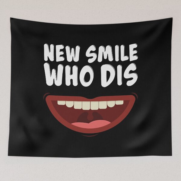 Item preview, New Smile Who Dis Braces Off Teeth Gift graphic designed and sold by jakehughes2015.