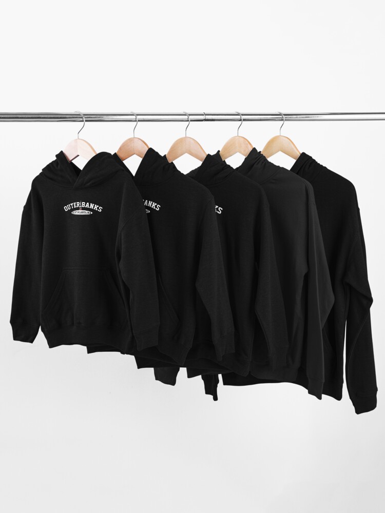 Alternate view of Outer Banks North Carolina Kids Pullover Hoodie