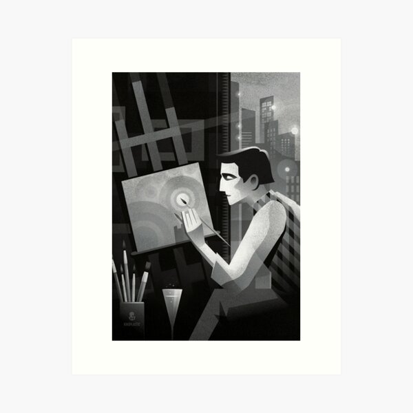 The artist Art Print