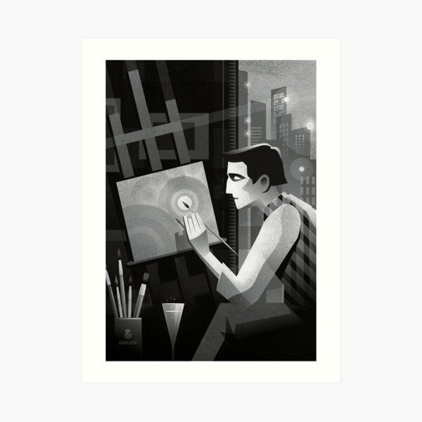 The artist Art Print