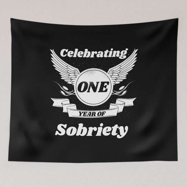 Item preview, Celebrating 1 Year of Sobriety Anniversary Soberversary design designed and sold by jakehughes2015.