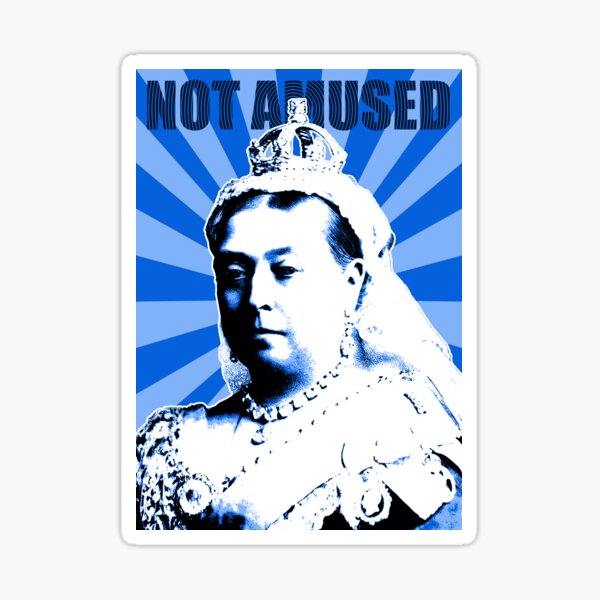 Item preview, Not Amused - Blue designed and sold by Gary Hogben.