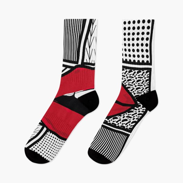 Item preview, Red Lips on Black and White Background designed and sold by afreyd.