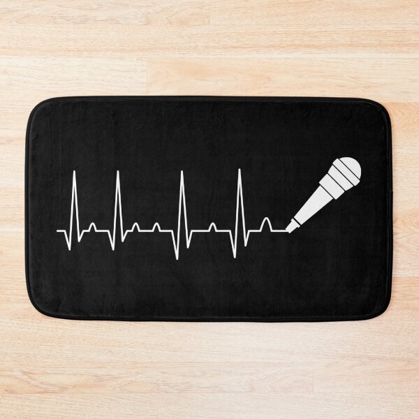 Item preview, Microphone Heartbeat Singing Karaoke Music Lover Gift designed and sold by haselshirt.