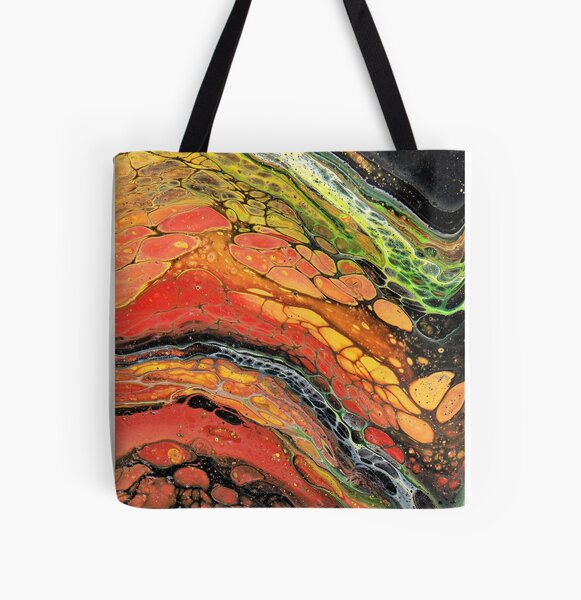 Lava Allover-Print Tote Bag