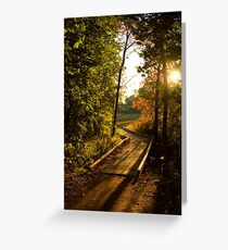 Footpath Bridge Greeting Card