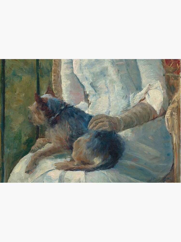 Young Girl at a Window With Dog Oil Painting by Mary Stevenson Cassatt by podartist