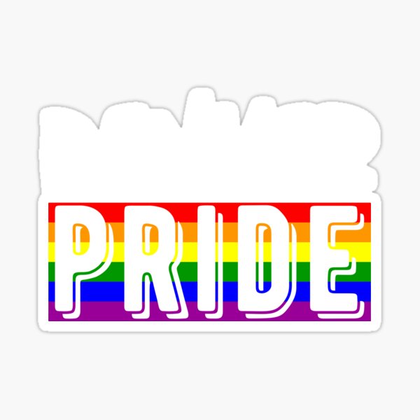 "Denver Denver Pride Gay Rainbow LGBT" Sticker by Rzelemenz Redbubble