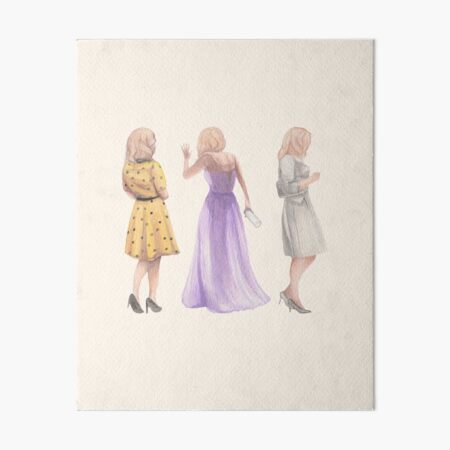 A Streetcar Named Desire Blanche DuBois Gillian Anderson National Theatre Watercolour Painting Art Board Print