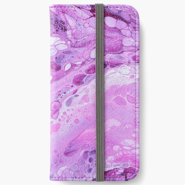 pink bubbles iPhone Flip-Case