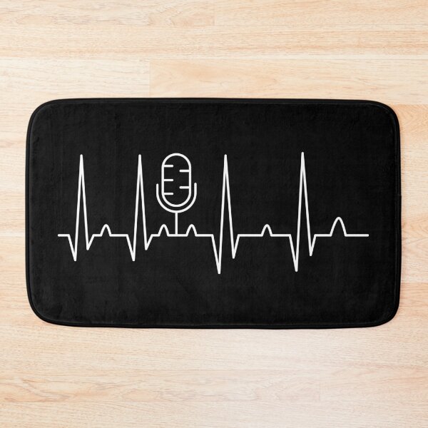 Item preview, Microphone Heartbeat Singing Karaoke Music Lover Gift designed and sold by haselshirt.