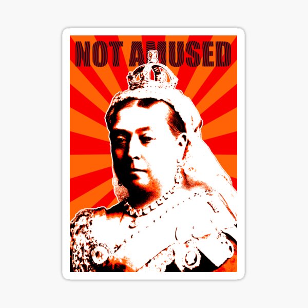 Item preview, Not Amused - Red designed and sold by Gary Hogben.
