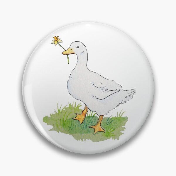 Item preview, Watercolor Duck with Daffodil designed and sold by eleary.