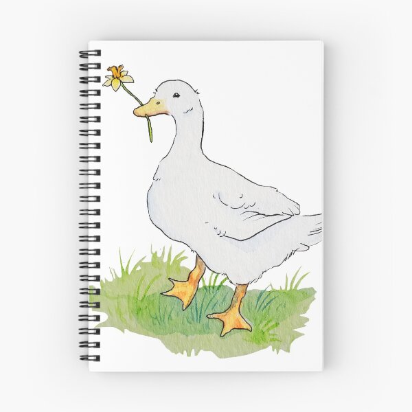Item preview, Watercolor Duck with Daffodil designed and sold by eleary.