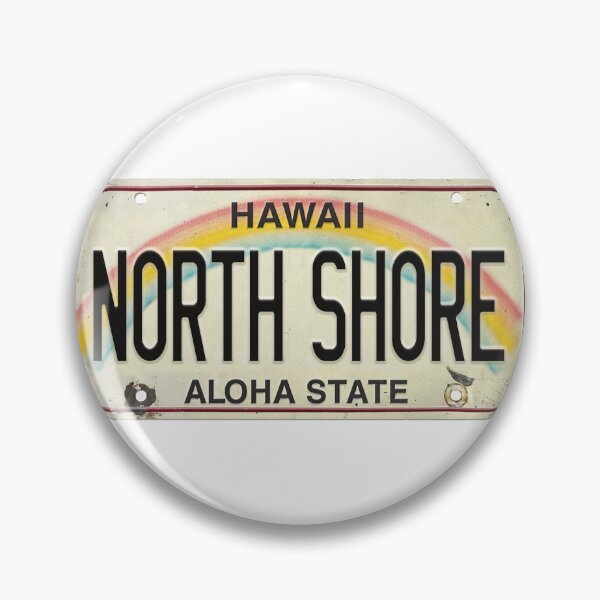 Item preview, Vintage Hawaii License Plate North Shore designed and sold by northshoresign.