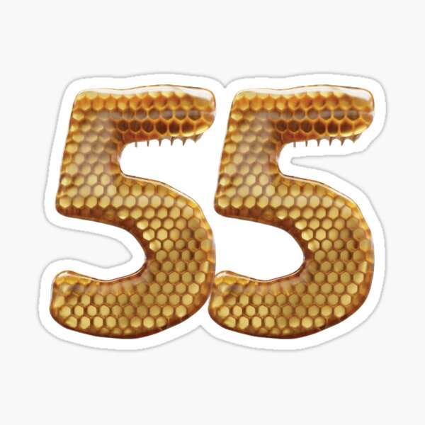 Number 55 Stickers for Sale