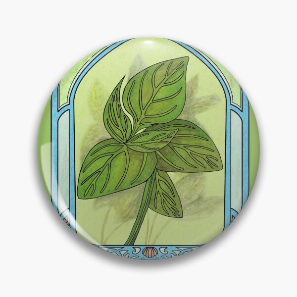 Item preview, Art nouveau. Basil. designed and sold by Mari Anrua.