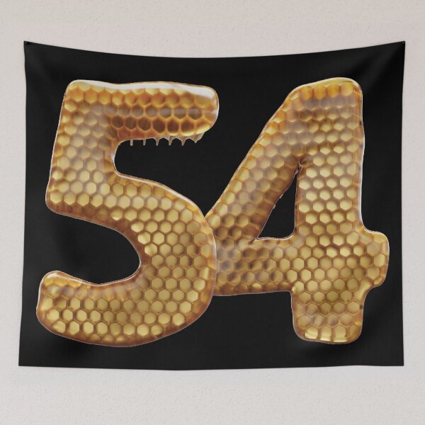 Item preview, 54 Number 3d Honey Numbers Font designed and sold by HelloFromAja.