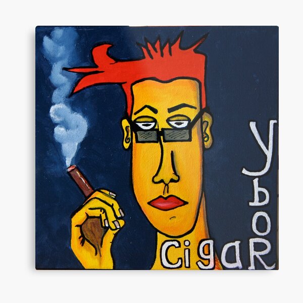 Ybor and Cigars Metal Print